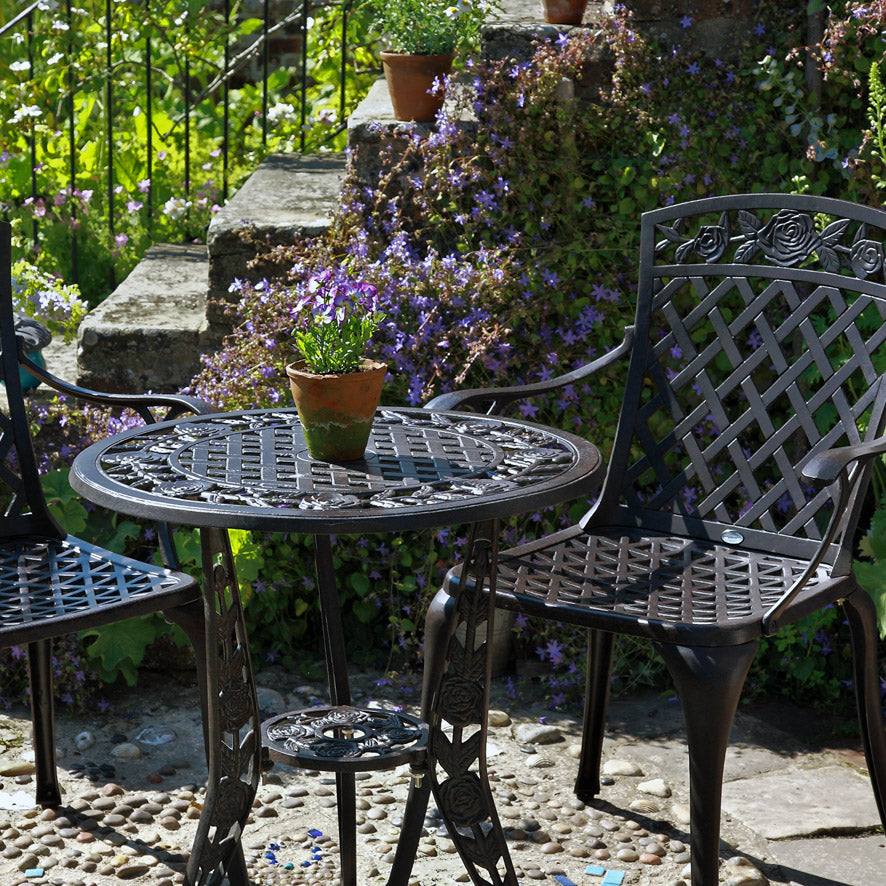 Table bistrot Rose (ensemble 2 personnes)