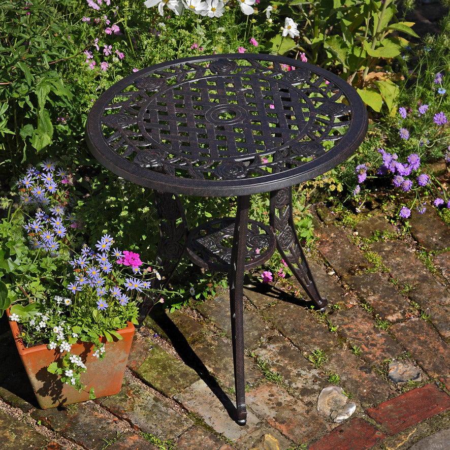 Table bistrot Rose (ensemble 2 personnes)