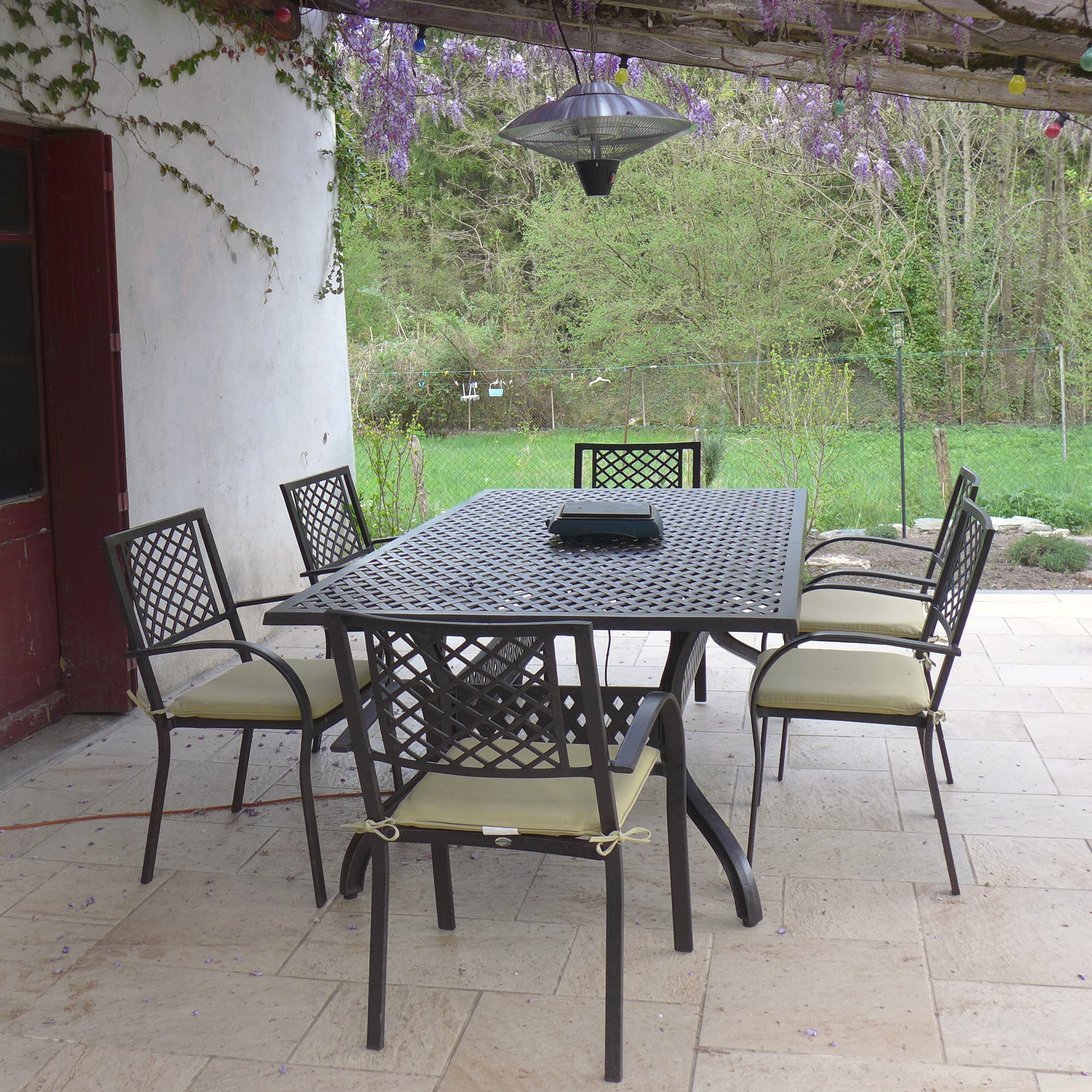 Table Sophia (ensemble 6 personnes)