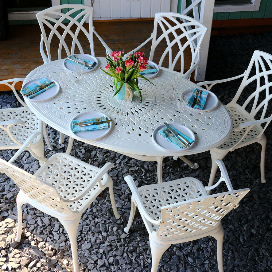 Table Emily (ensemble 6 personnes)