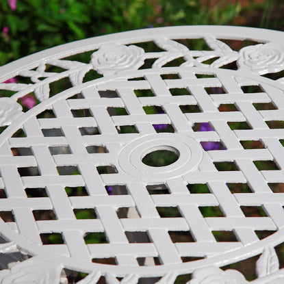 Table Bistrot Rose - Blanc