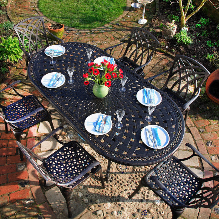 Table Catherine (ensemble 6 personnes)