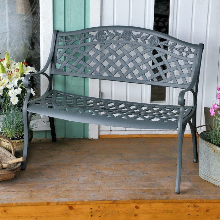 Banc Rose - Gris Ardoise