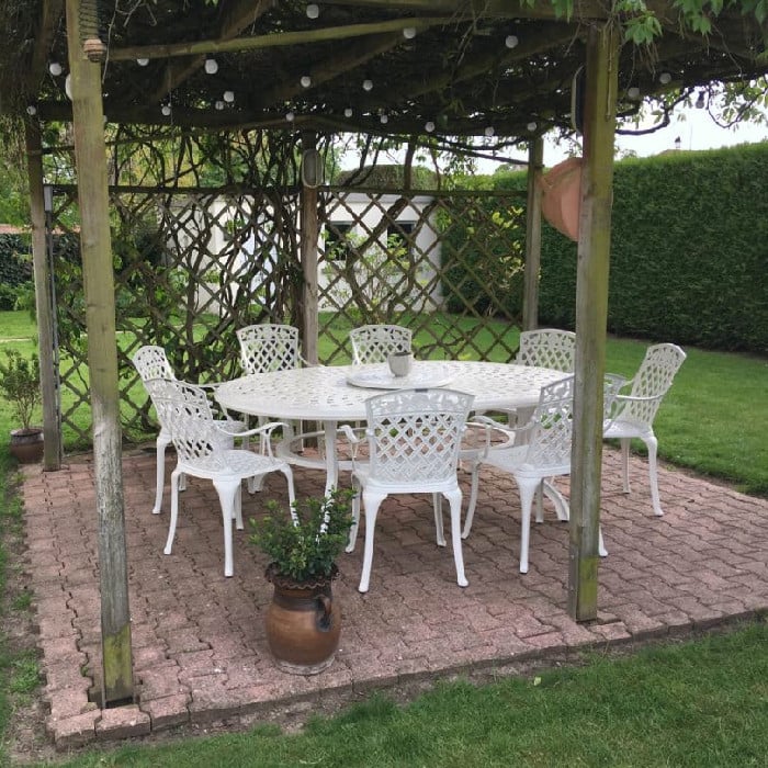 Table Rosemary (ensemble 8 personnes)