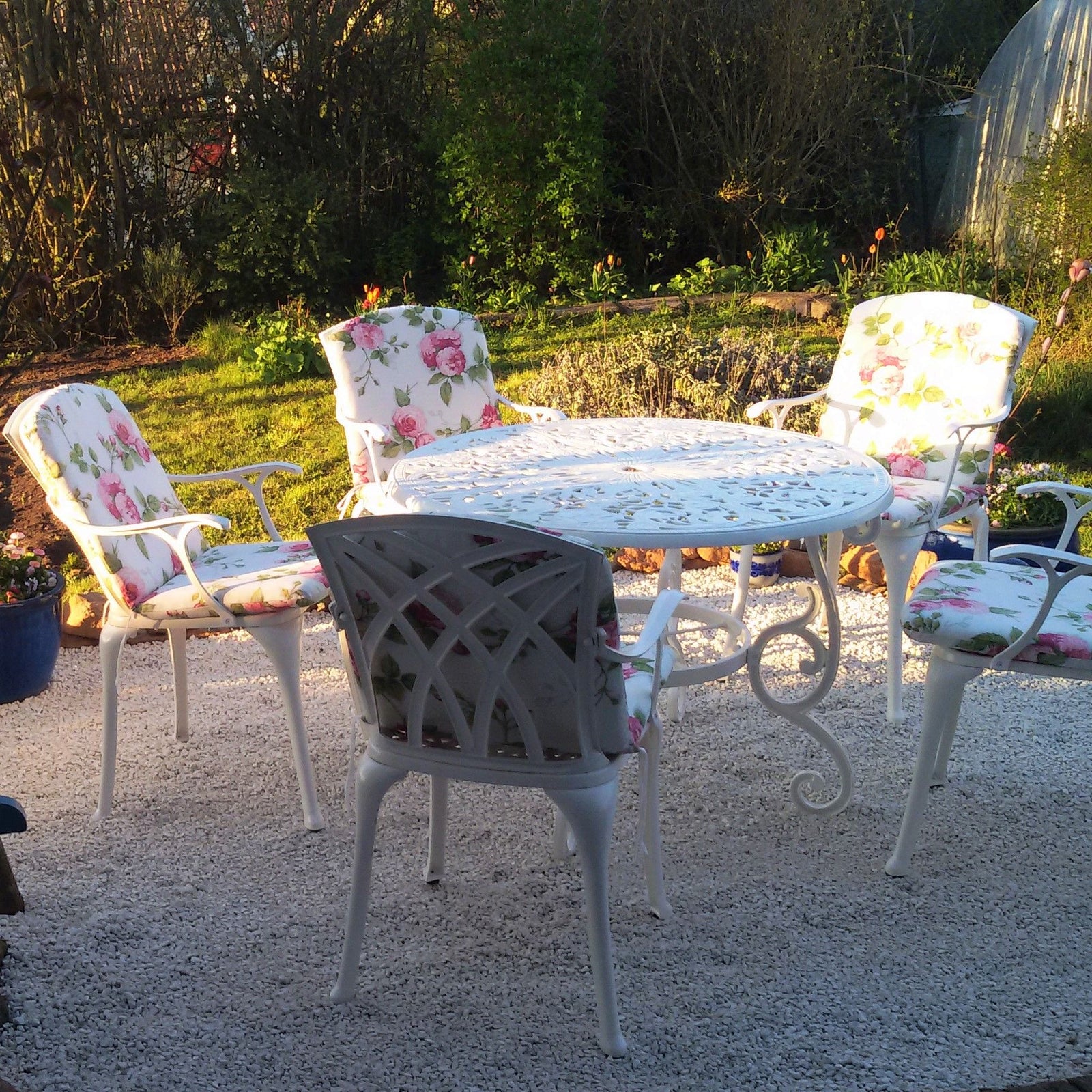 Table Flora (ensemble 4 personnes)