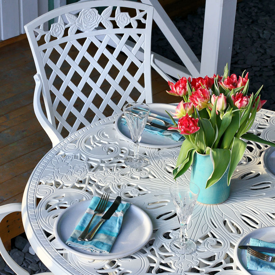 Table Flora (ensemble 4 personnes)