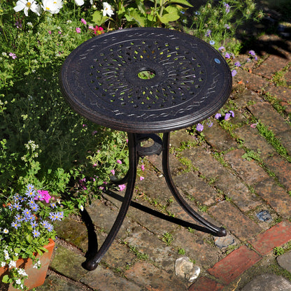 Table Bistrot Ella - Bronze Ancien