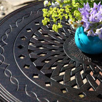 Table Bistrot Ella - Bronze Ancien