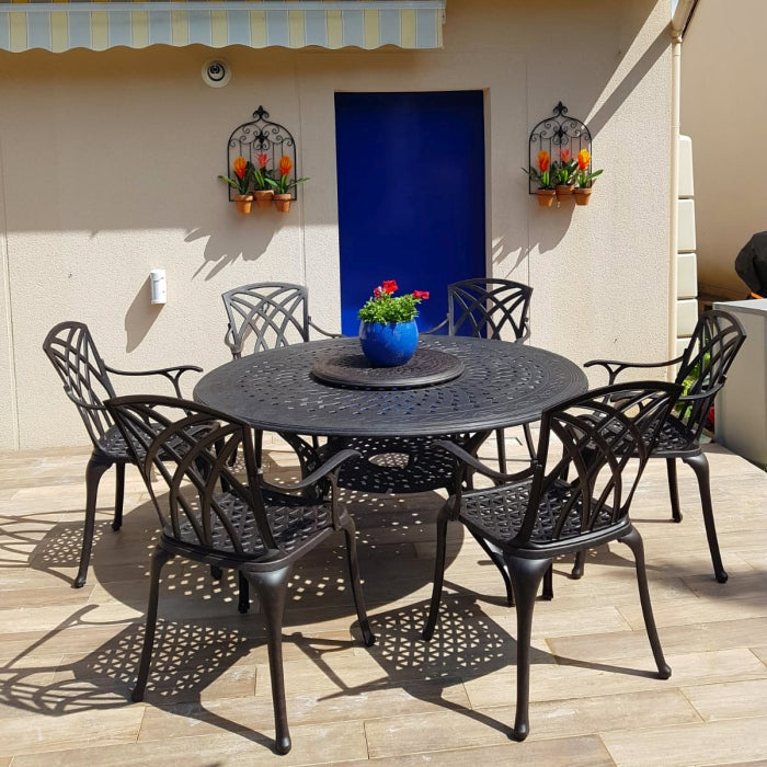 Table Amelia (ensemble 6 personnes)