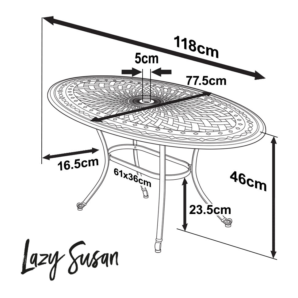 Table Bella (ensemble 4 personnes)