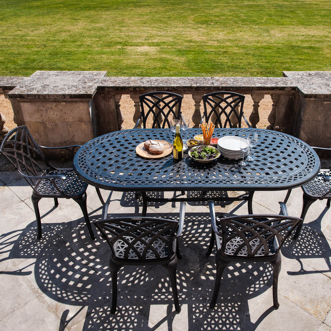 Table Catherine (ensemble 6 personnes)