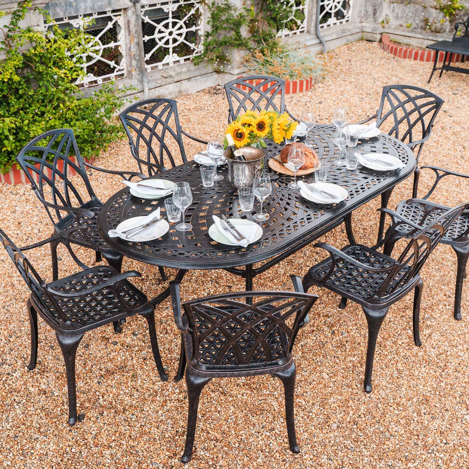 Table Catherine (ensemble 8 personnes)
