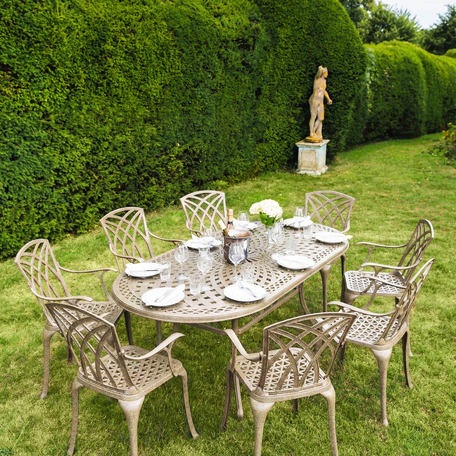 Table Catherine (ensemble 8 personnes)