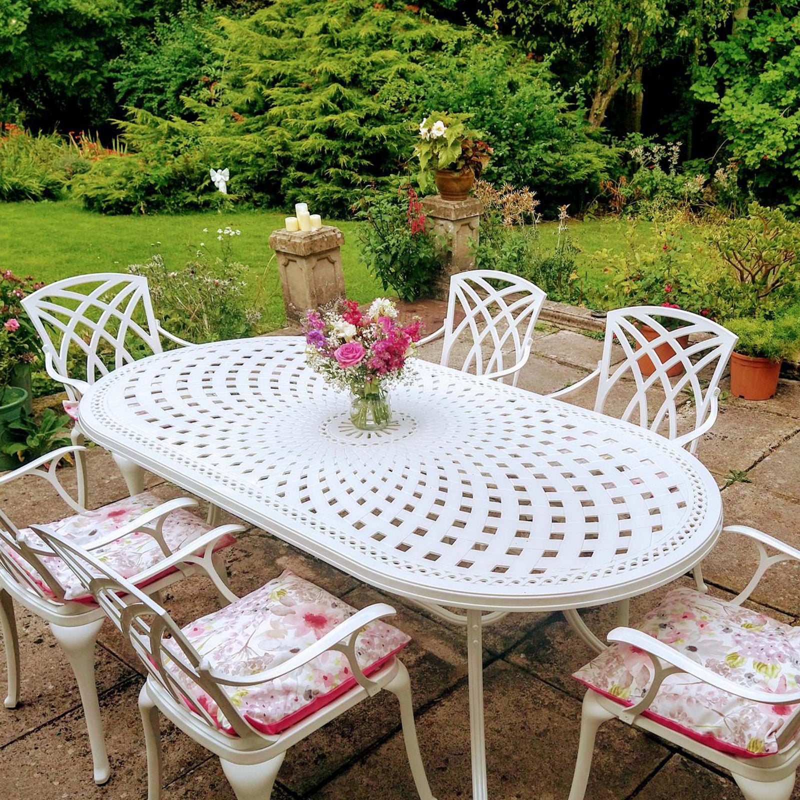 Table Catherine (ensemble 6 personnes)