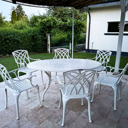 Table Charlotte (ensemble 6 personnes)