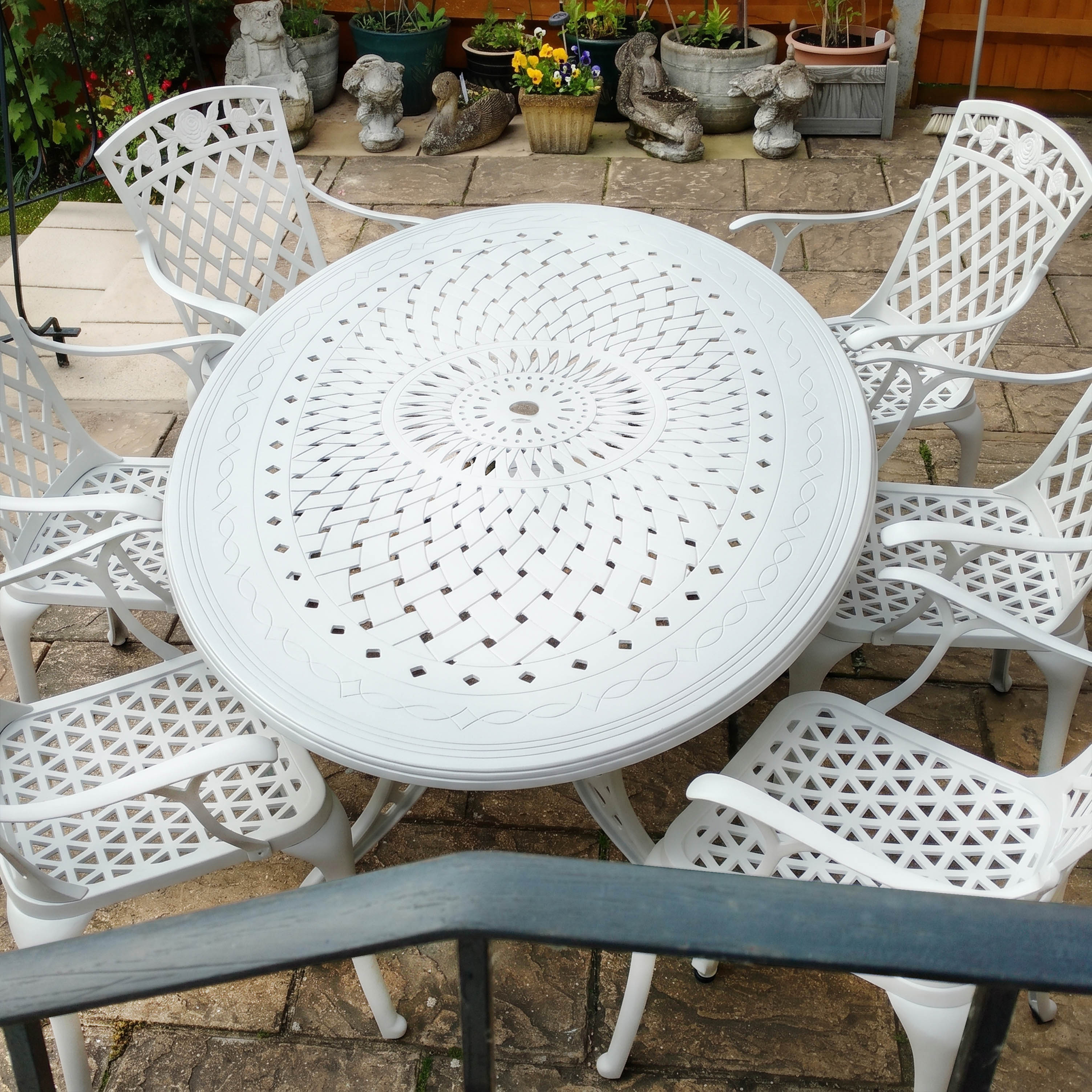 Table Charlotte (ensemble 6 personnes)