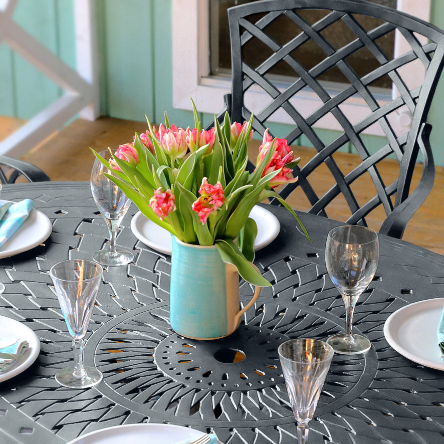 Table Charlotte (ensemble 6 personnes)