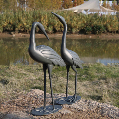 Paire de Grues - Gris Ardoise
