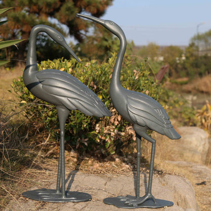 Paire de Grues - Gris Ardoise