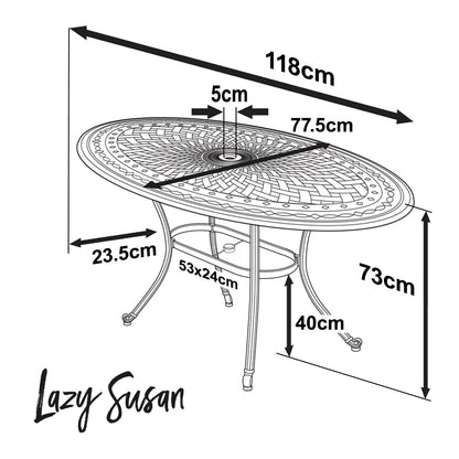 Table Daisie (ensemble 4 personnes)