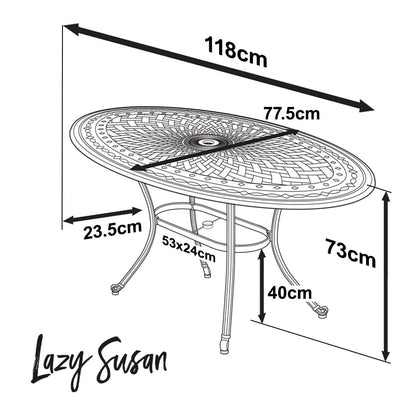 Table Daisie (ensemble 4 personnes)