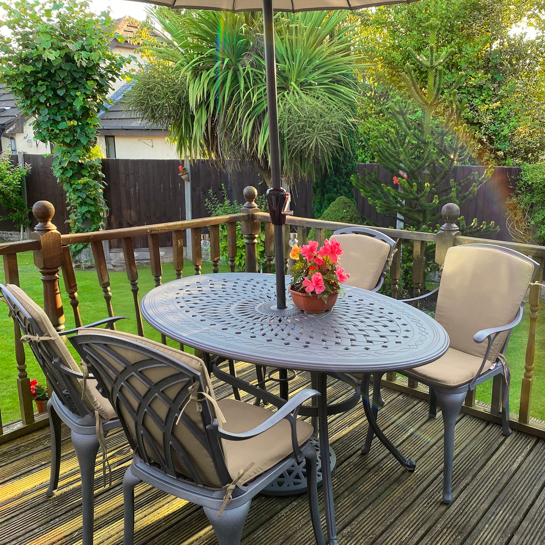 Table Emily (ensemble 4 personnes)