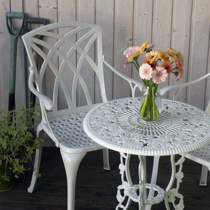 Table bistrot London Rose (ensemble 2 personnes)