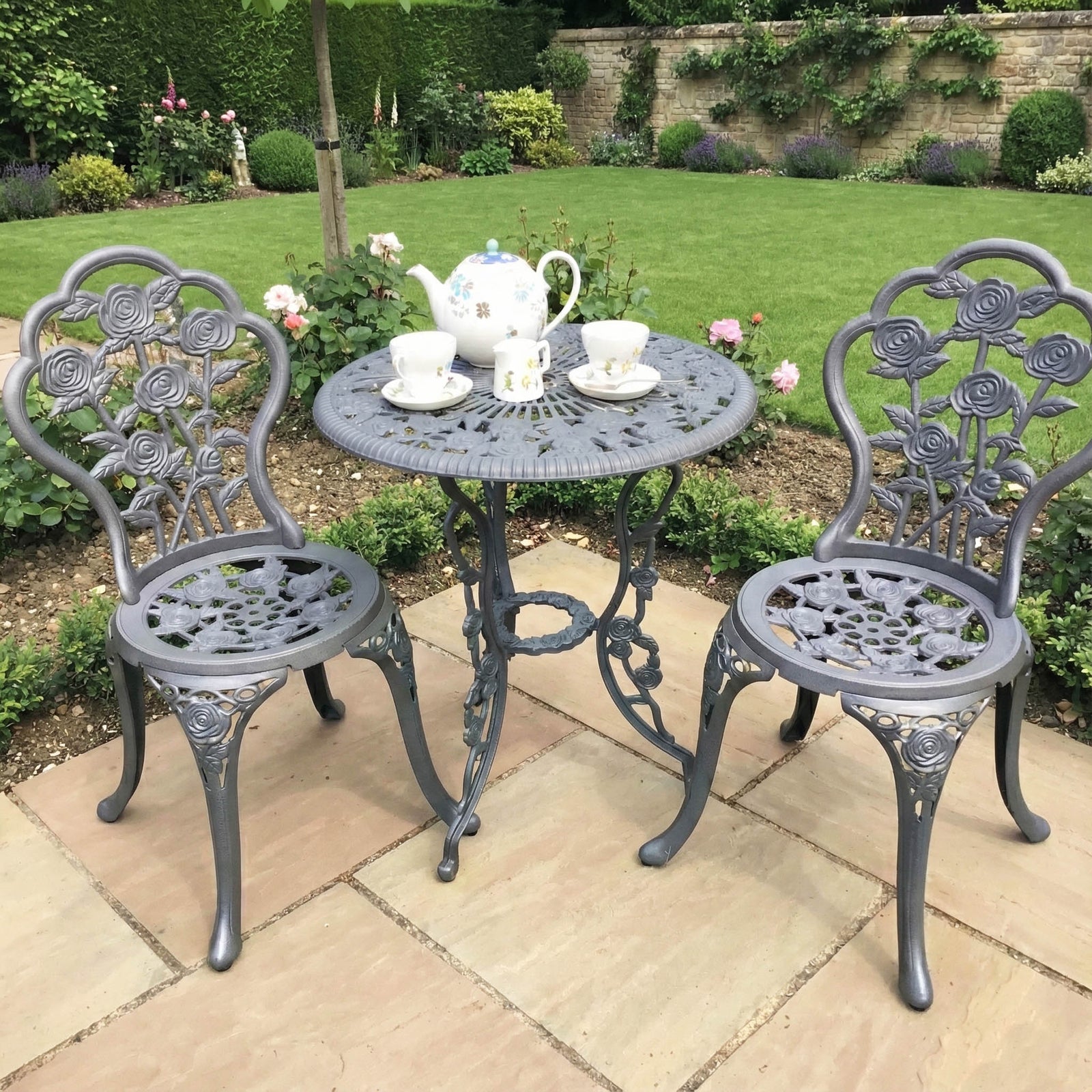 Ensemble bistrot London Rose (ensemble 2 personnes)