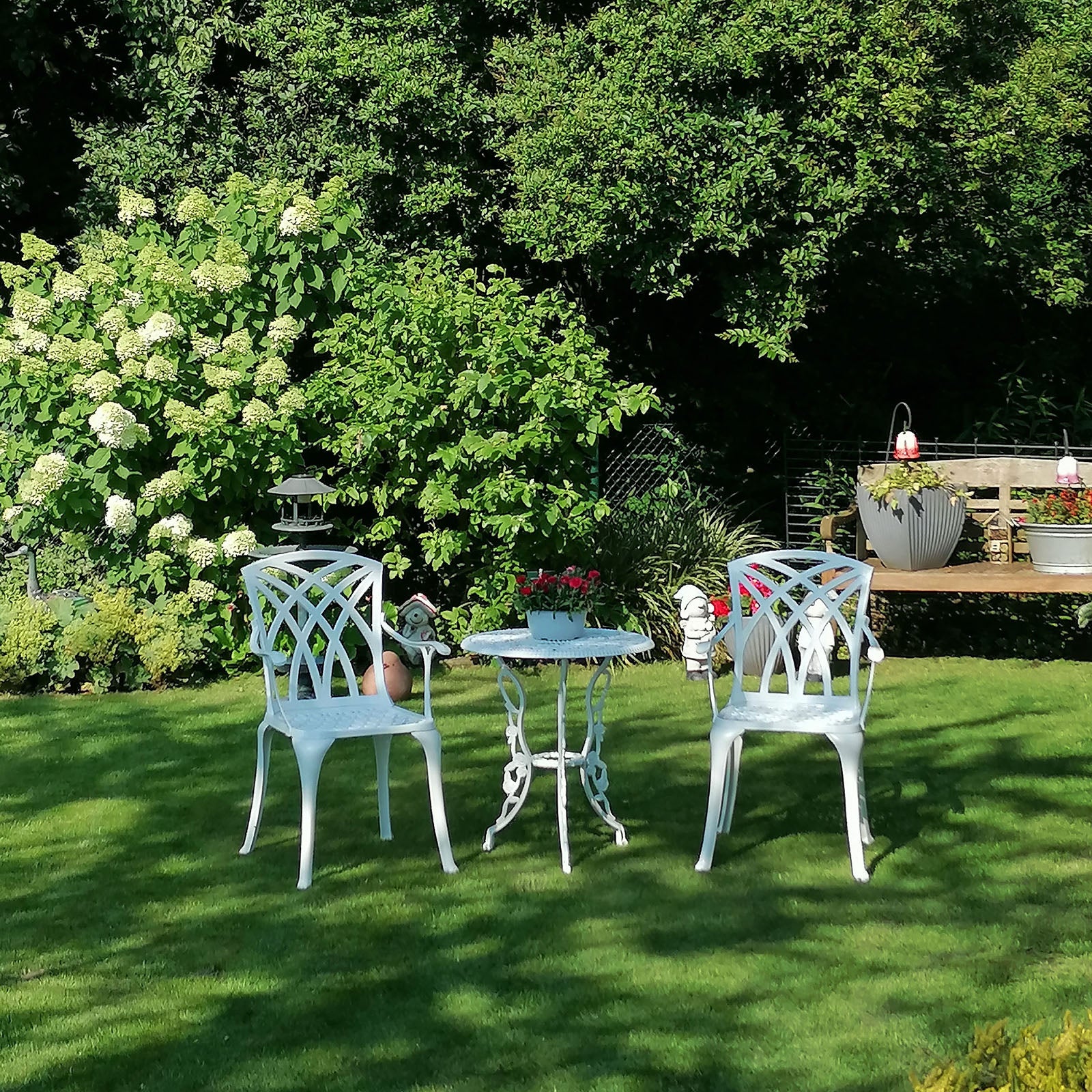 Table bistrot London Rose (ensemble 2 personnes)