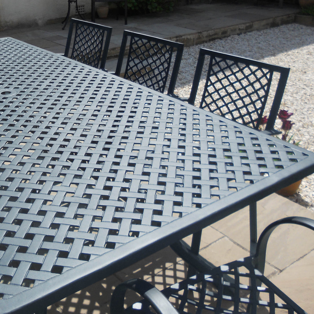 Table Madison 2,6 m - Gris Ardoise