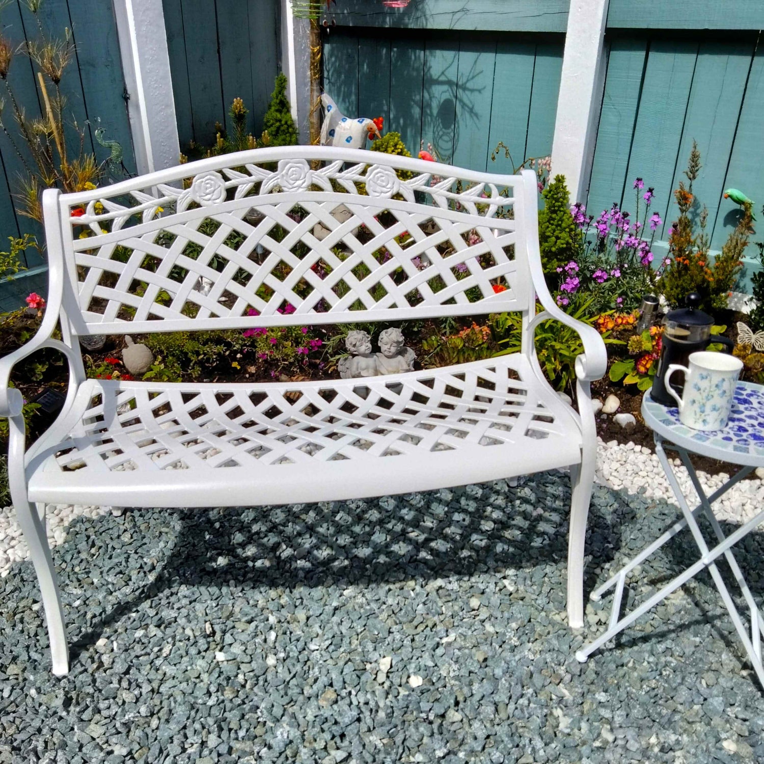 Banc Rose - Blanc
