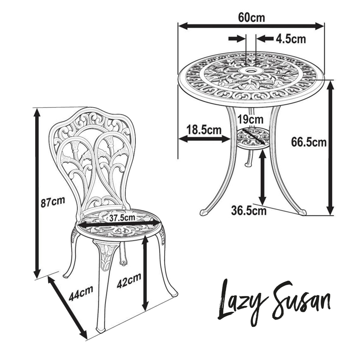 Ensemble bistrot Tulip (2 personnes)
