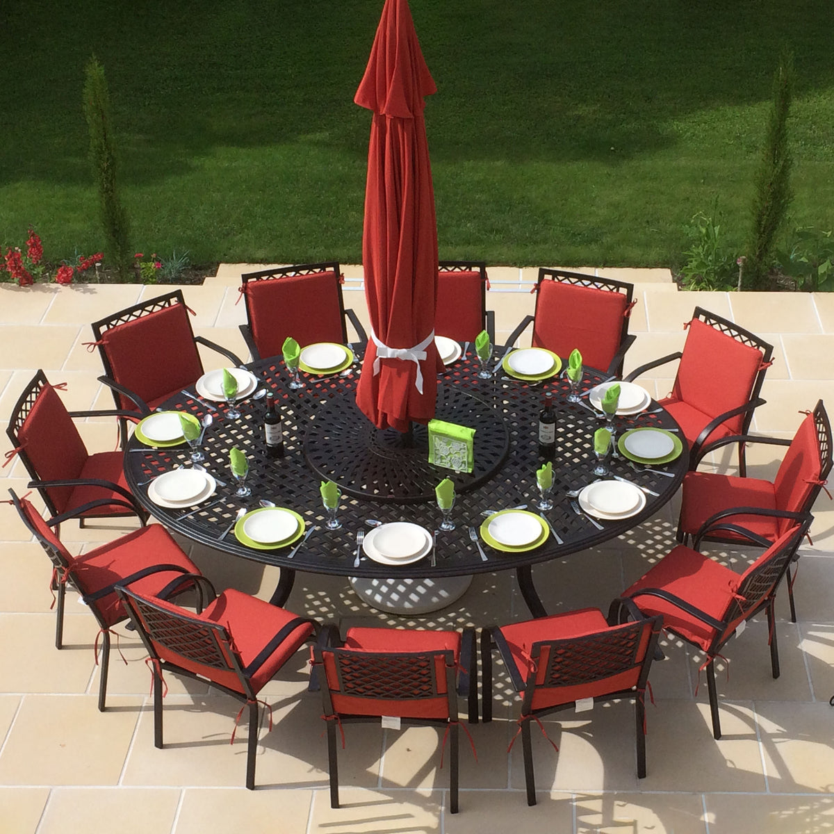 Table Victoria (ensemble 10 personnes)