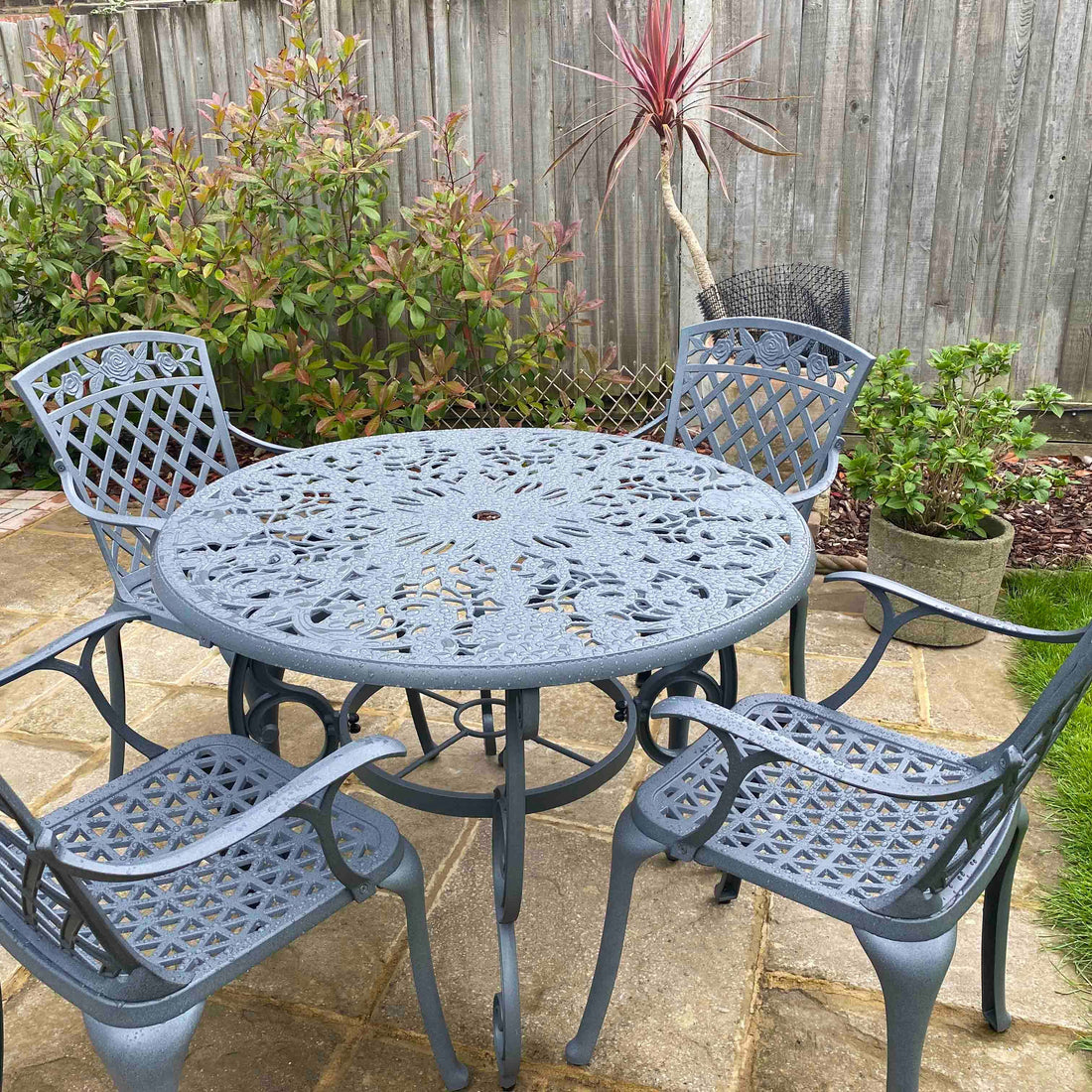 Table Flora (ensemble 4 personnes)