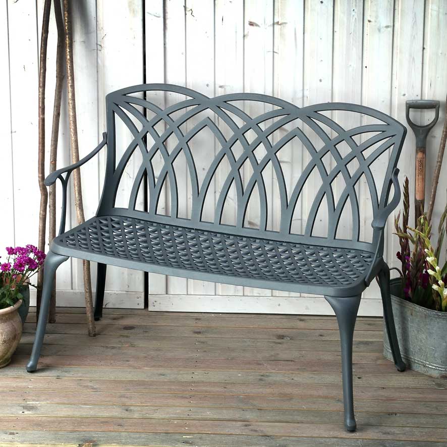 Banc April - Gris Ardoise
