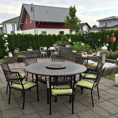 Rosie Table - 8 seater set - Antique Bronze (IRREGULAR)