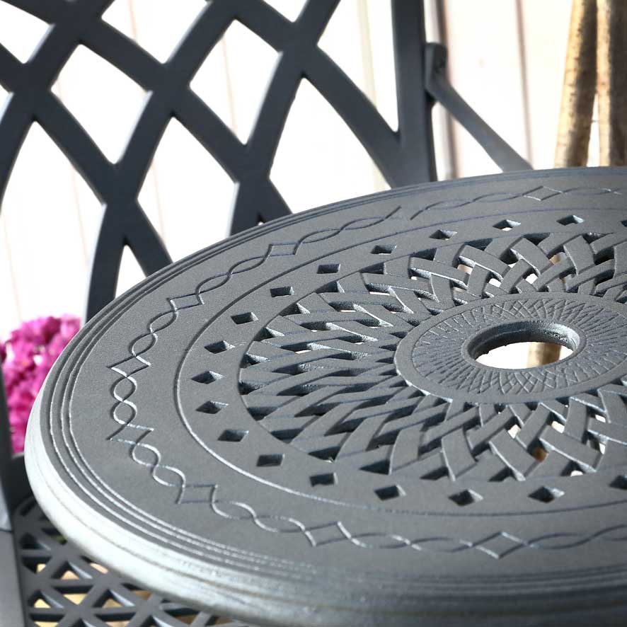 Table Bistrot Ella - Gris Ardoise