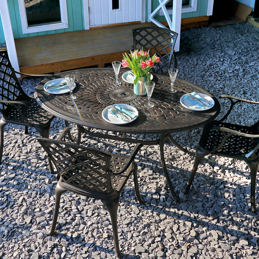 Table Emily (ensemble 4 personnes)