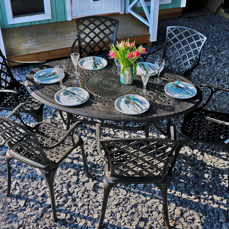 Table Emily (ensemble 6 personnes)