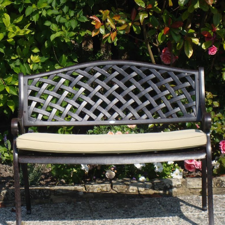 Coussin de banc Lattice - Beige