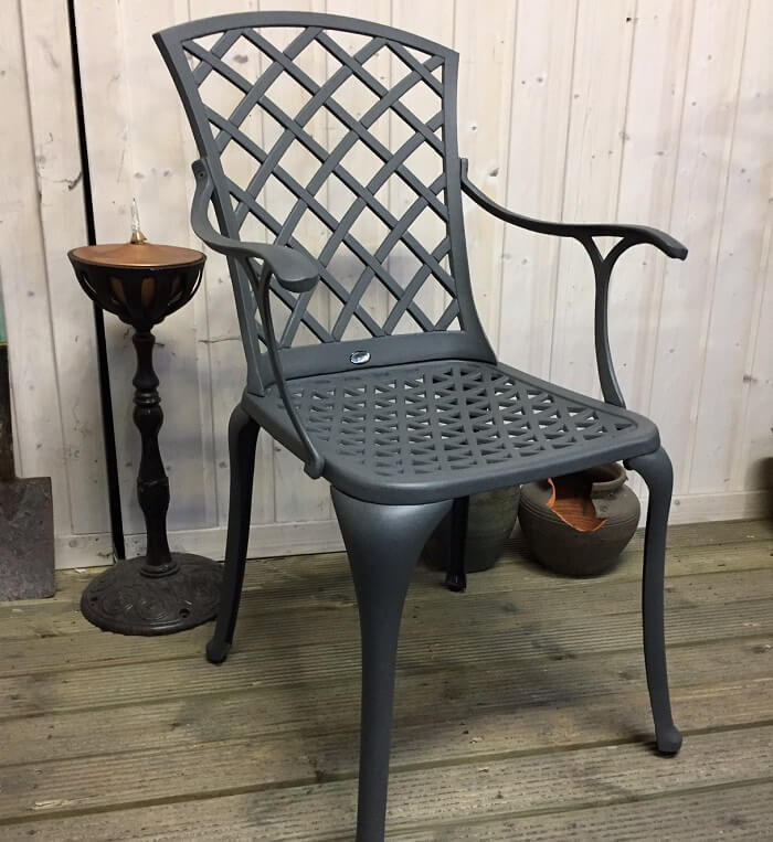 Chaise Emma - Gris Ardoise