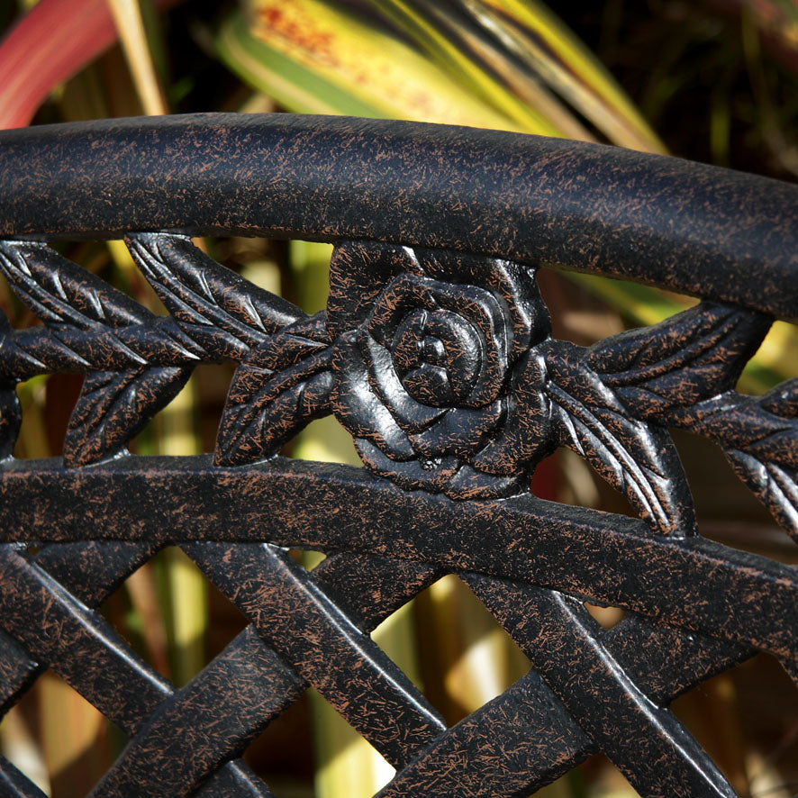 Banc Rose - Bronze Ancien