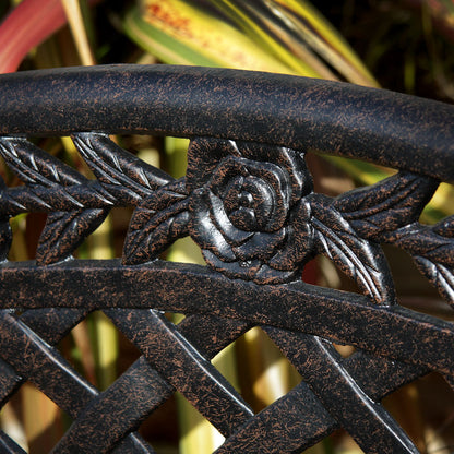 Banc Rose - Bronze Ancien