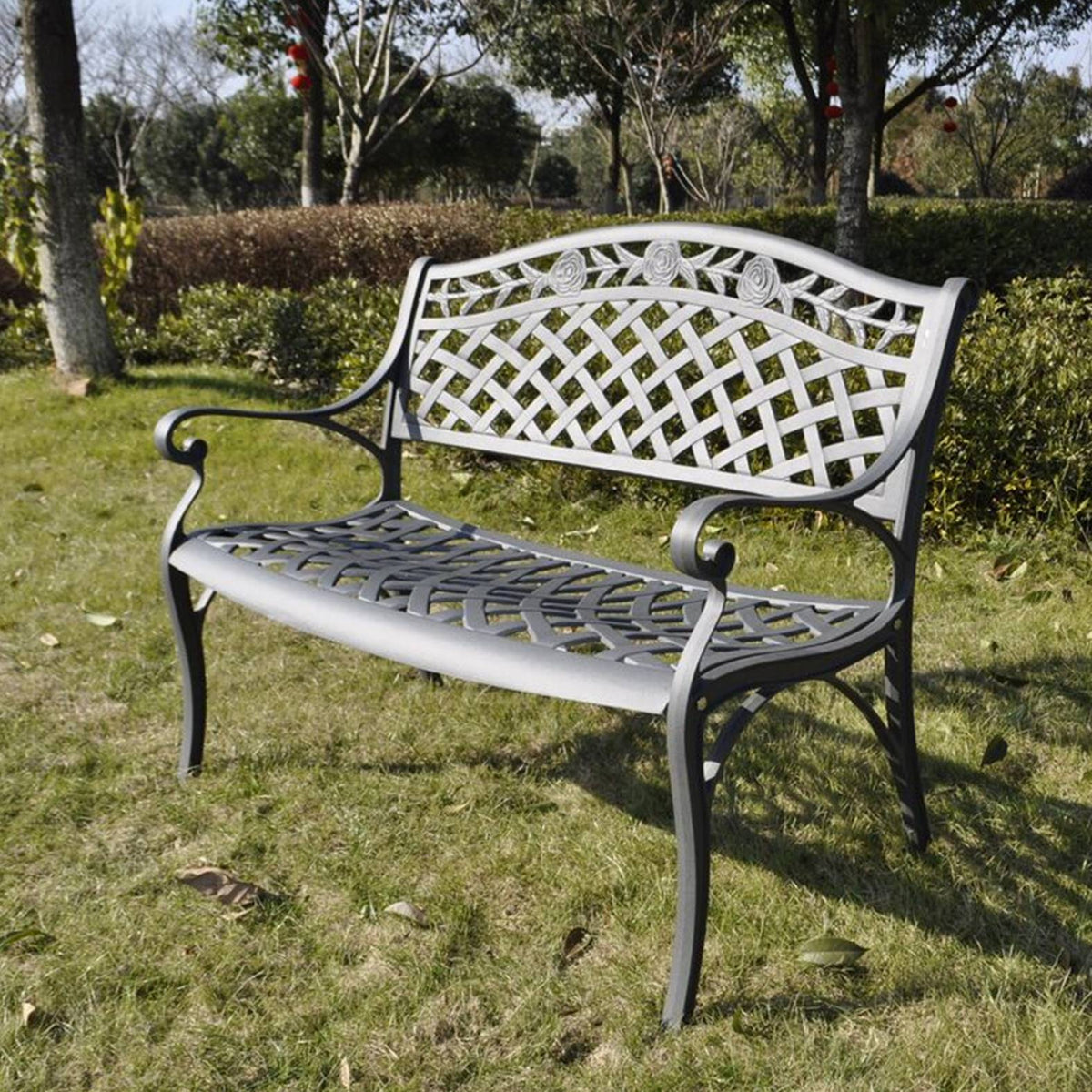 Banc Rose - Gris Ardoise