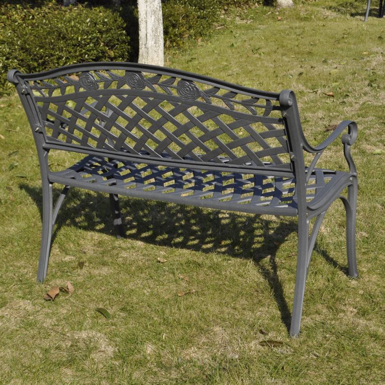 Banc Rose - Gris Ardoise