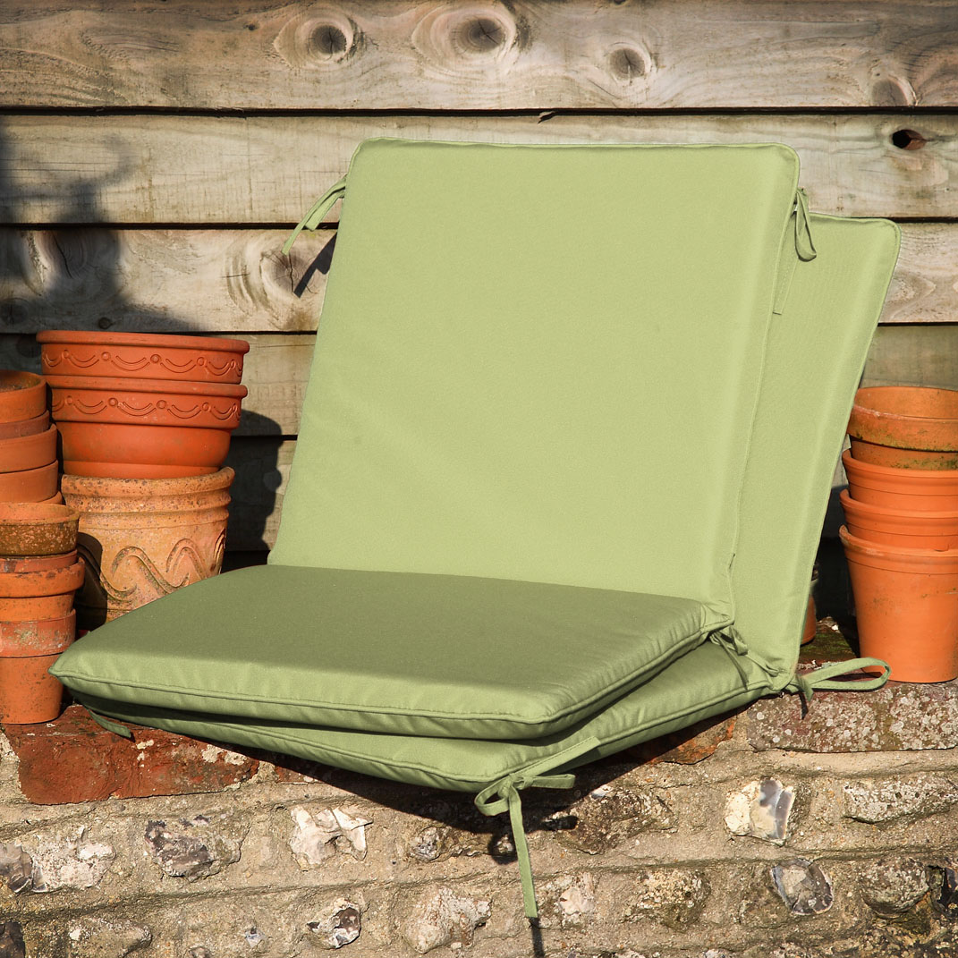 Madison - Coussin Chaise De Jardin Dossier Haut 120x50 - Vert - Vieve Green