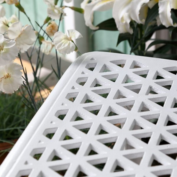 White_Sandra_Side_Table_Cast_Aluminium_Garden_Furniture_4